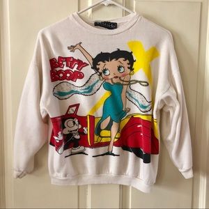 betty boop vintage sweatshirt